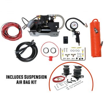 Leveling Solutions 74407BT Suspension Air Bag Kit with Wireless Compressor Kit for Toyota Tacoma 2005-2021