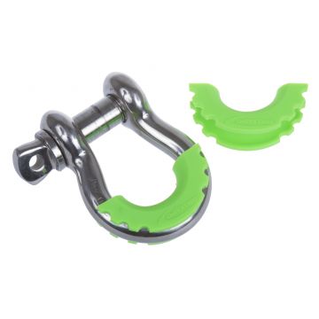 D-Ring Shackle Isolator Fluorescent Green Pair by Daystar