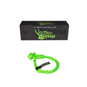 VooDoo Offroad 1500001A 2.0 Santeria Series 1/2" x 8" Winch Soft Shackle - Green