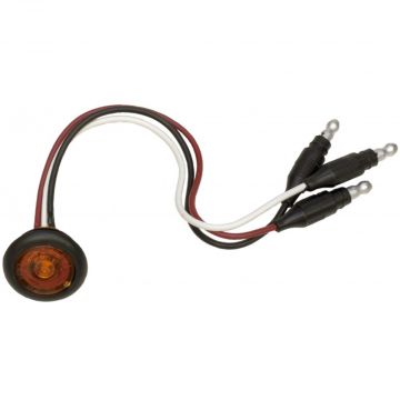 LED Dual Function Marker and Turn Signal 3/4" Amber by MCE Fenders