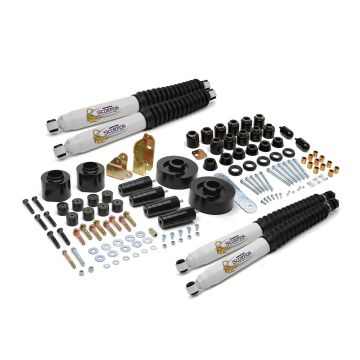 1997-2006 Jeep Wrangler TJ 2WD/4WD - 4" Lift Kit (3" Suspension Lift & 1" Body) & Tuff Country Shocks by Daystar