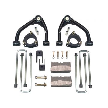 2007-2018 Chevy Silverado 1500 2wd - 4" Lift Kit by Tuff Country (fits models with 1 piece OE cast steel upper arms) (No Shocks)